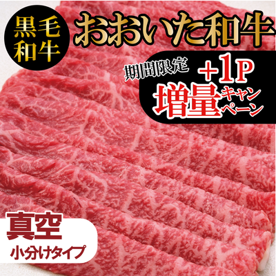 【増量キャンペーン】【黒毛和牛】おおいた和牛モモスライス《普段使いに便利な小分けパック》